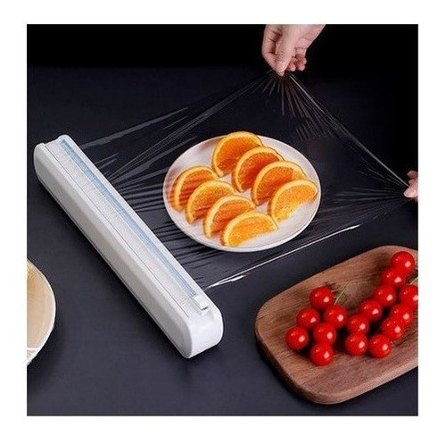 Porta Rollo Papel Film Y Aluminio Dispensador Cortador 0