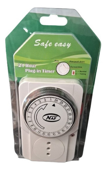 Timer Manual Analogo Naf Con Ficha L. Modular 1