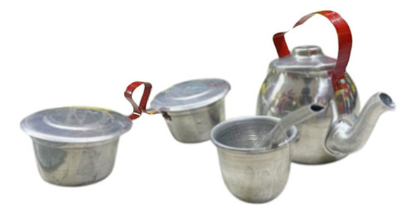 Set De Mate Pava Yerba Metal Juego Infantil Juguete Ep 0
