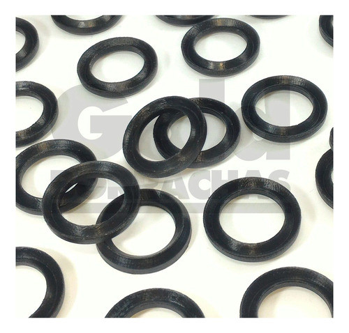 3 Kit Gaxeta Lavadora Hidromar 30mm Lonada Em V 1