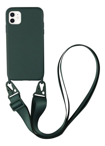 Protector Para iPhone 12/12 Pro Correa Verde 0