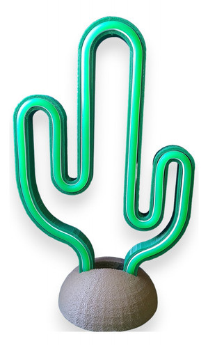 Luz Led Cactus / Lampara - Neon Led Cactus  Fuente Incluida 0