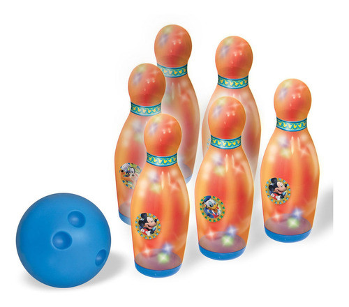 Mickey Club House Bowling Con Luz Ditoys 1