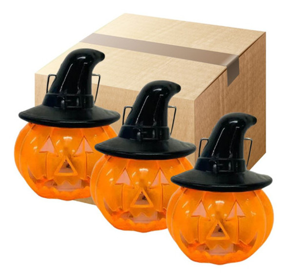 Lamparina Led Lamparina Abóbora Bruxa Halloween Kit 6 Und 0 Lamparina Led Lamparina Abóbora Bruxa Halloween Kit 6 Und 0