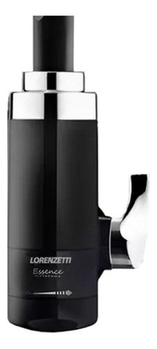 Torneira Elétrica Essence Lorenzetti Parede 220v Preta/cro. 1