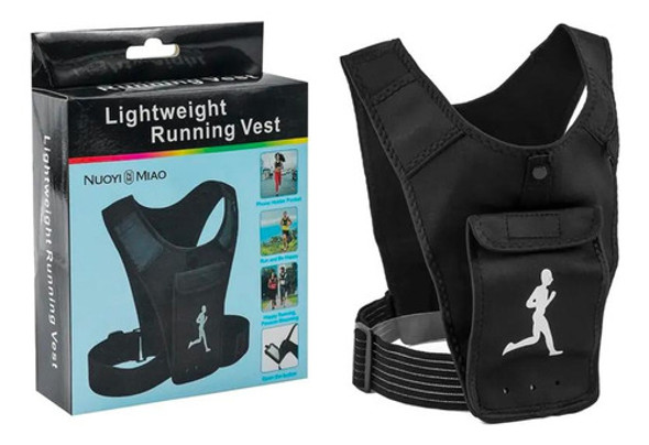 Chaleco Ajustable Para Deportes Con Bolsillos Y Reflectivo 0