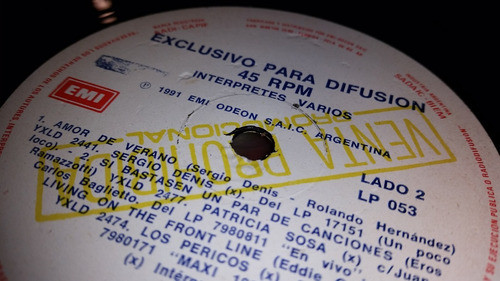 Emi Disco Difusion Sergio Denis Pericos Ramazzotti Baglietto 0