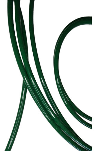 Cordão Correia Redonda Pu Verde 6mm Liso - 10 Metros 0