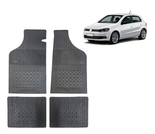 Juego Alfombra  Vw Gol 08 , 09, 10 4 Piezas 0