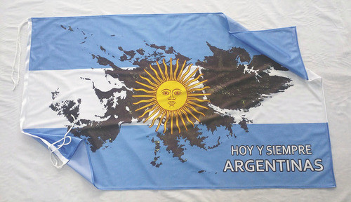Bandera De Malvinas 2.00 X 1.25m Hoy Y Siempre 1