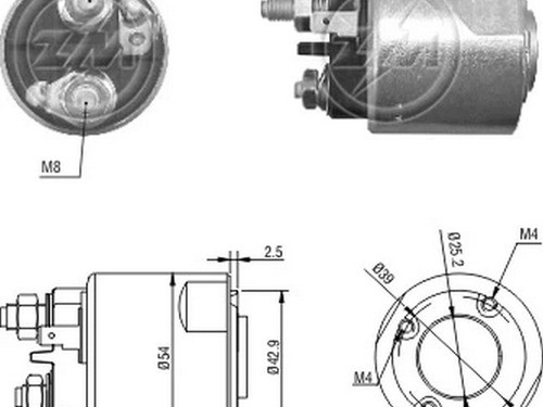 Solenoide O Automatico De Arranque Zm 2-495 0