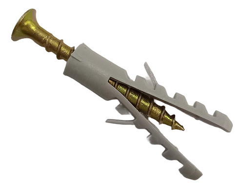 Tarugo N° 8 Sin Tope + Tornillo Fix 5 X 45 X 100 Unidades 1