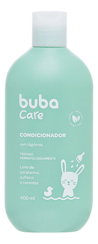Kit Sabonete Líquido E Condicionador 400ml Vegano Buba Care 1