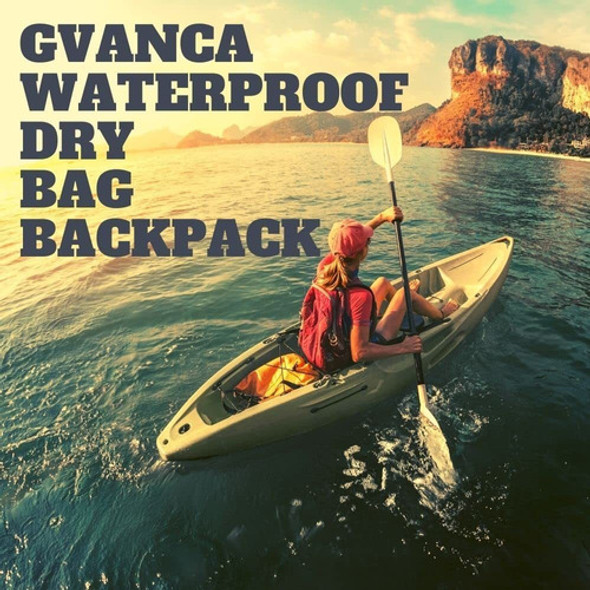 Mochila Impermeable Gvanca Para Kayak, Con La Parte Superior 1 Mochila Impermeable Gvanca Para Kayak, Con La Parte Superior 1