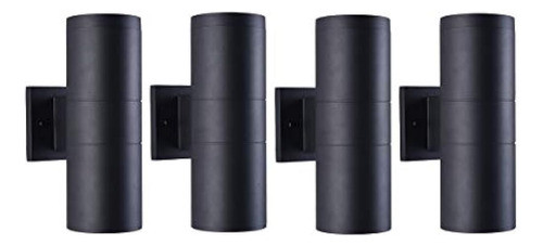 Mirrea Lámpara De Patio Moderna Para Porche Exterior Con 2 L 0