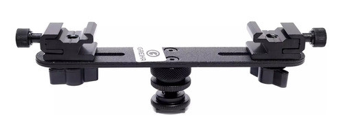 Suporte Duplo Com 2 Sapatas Frias Para Tripés Ou Câmeras 0