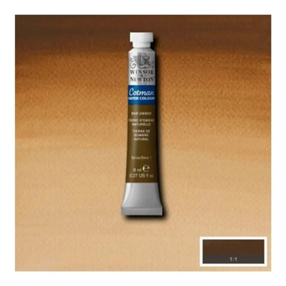 Tinta Aquarela Winsor & Newton 8ml 554 Raw Umber 1