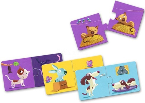 Juego 12 Puzzles Duo Contrarios - 2 Años - Djeco - Adeleste 1