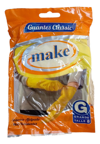 Guantes De Limpieza Hogar Make X12 U. Talle G 0