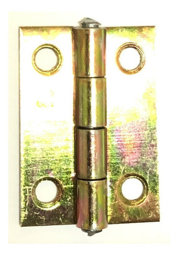 Kit C/24 Dobradiça P/móveis Bicromatizada Mdf Artesanato 1'' 0