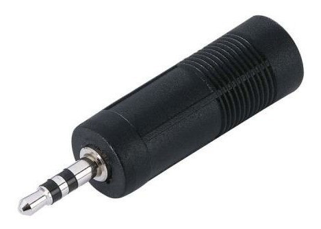 Ficha Adaptador Plug 6,3mm A Plug 3,5mm Micrófono Sonido 1