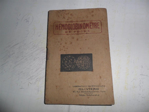 Hemoglobinometre Poche Laboratorio Oliviero Paris Farmacia 0