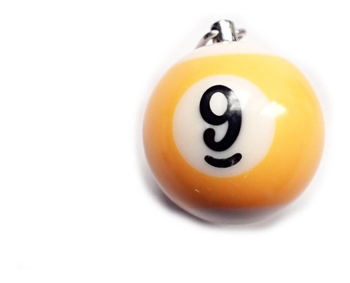 Llavero Bola Pool Billar Bola 8 Colores Regalo Souvenir 1