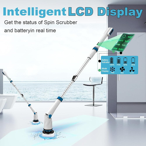 Fregadora De Centrifugado Eléctrica Ggboomgg, Cepillo De Lim 1