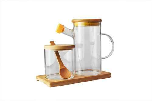 Recipiente 2pz De Vidrio Para Cocina Lh-3101 1