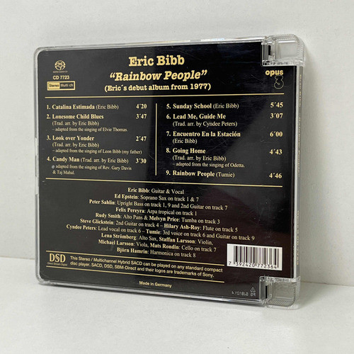 Sacd Eric Bibb - Rainbow People - Importado 1