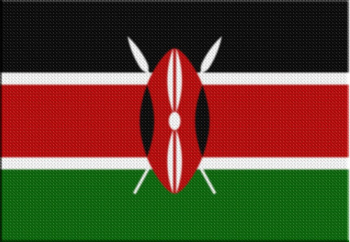 Parche Termoadhesivo Bandera Kenia 0