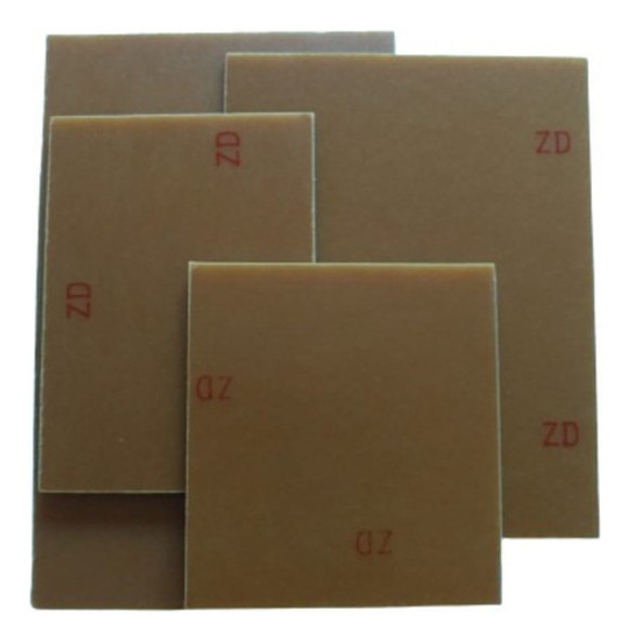 Placa Virgen Pertinax Fr2 Para Pcb Simple Faz 15cm X 15cm 1