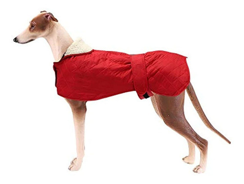 Abrigo De Galgo Acolchado Térmico Cálido Con Orificio Para E 0