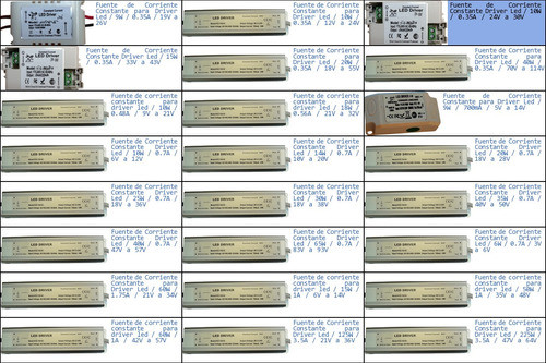 Fuente Corriente 10w 350ma 24v A 30v Leds 1