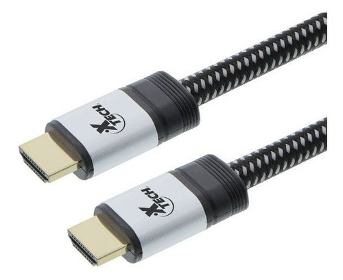 Cable Trenzado Hdmi A Hdmi Xtech Xtc-626 Negro 0