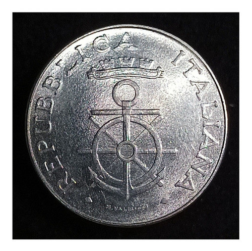 Italia 100 Liras 1981 Sc Km 108 Escuela Naval Livorno 1