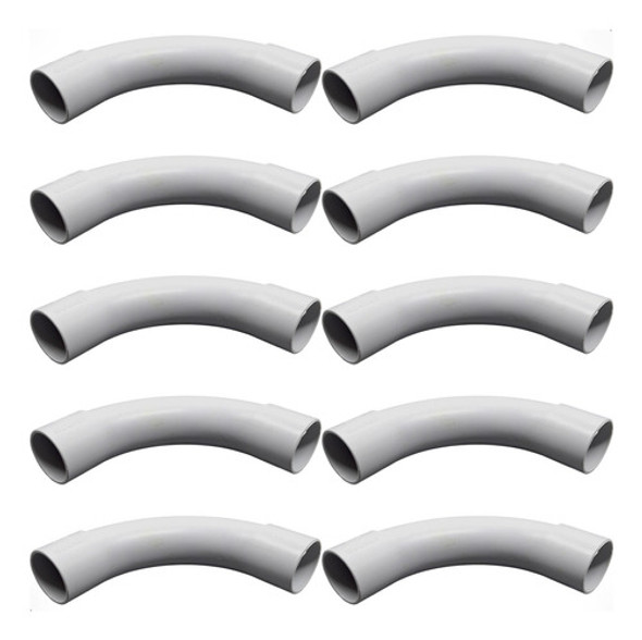 Curva Para Tubo Rígido Pvc 40mm Genrod X10 0