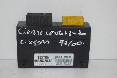 Modulo Confort Citroen Xsara 1999 Al 2002 0063 0