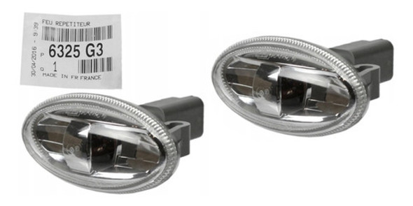 Juego X2 Faro De Giro Original Para Peugeot 407 Todos 0