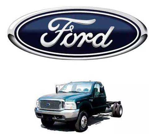 Emblema Grade Radiador Ford F4000 A Partir 2007 ) 0