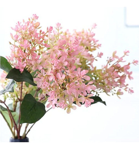 6 Racimos 15? Flor Artificial Jazmín De Invierno, Resistente 0