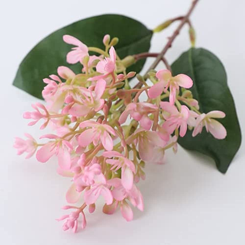 6 Racimos 15? Flor Artificial Jazmín De Invierno, Resistente 1