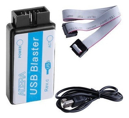 Altera Mini Usb Blaster Cable Para Cpld Fpga Nios Jtag Alter 1