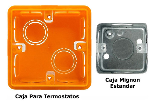 Cajas De Amurar En Pared, Para Termostatos Calefacción... 1