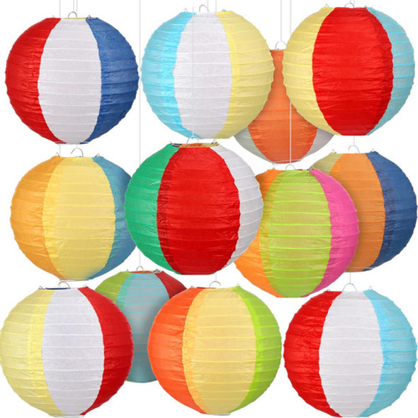 Lanternas De Papel Colgantes Para Fiestas De Verano 0