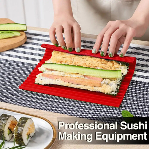 1 Peça De Tapete De Rolo De Sushi Tapete De Sushi De Silicon 1