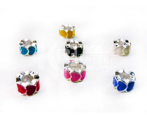 Dije Corazones Esmaltados Colores Surt. Por Mayor X 12 U. 0