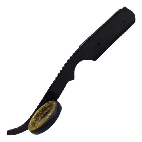 Navalhete De Barbear De Dedo Giratório Preto Cod 435 0