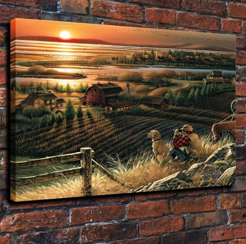 Puzzle Granja De Patos De Terry Redlin Paisaje 1000 Piezas 1