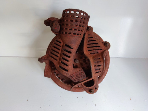Debulhador De Milho Antigo Em Ferro Fundido Moinho Raro 1